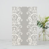 レースの背景1 便箋 (スタンド正面)