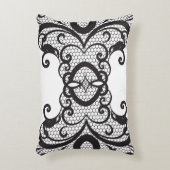 レースの背景2 アクセントクッション (正面(垂直))