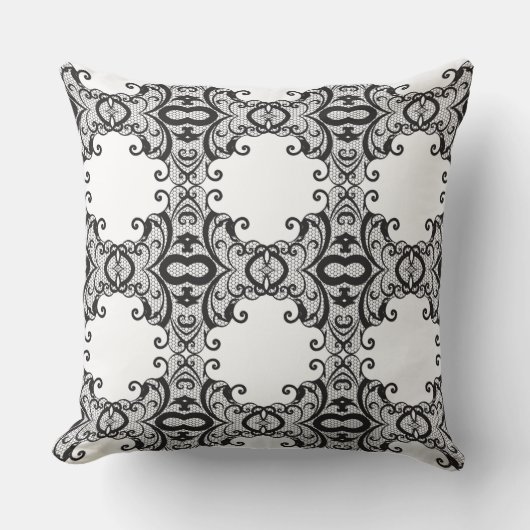 レースの背景2 クッション (正面)