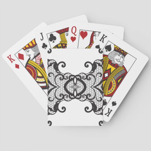 レースの背景2 トランプ (裏面)