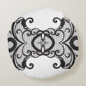 レースの背景2 ラウンドクッション (裏面)