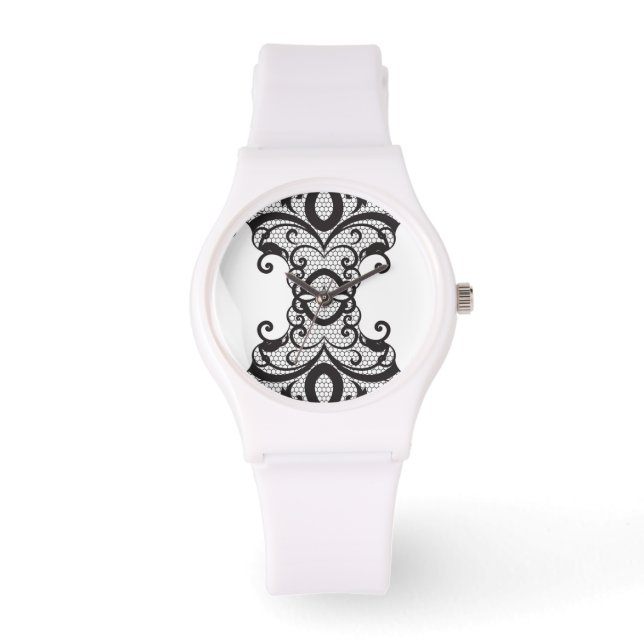 レースの背景2 腕時計 (正面)