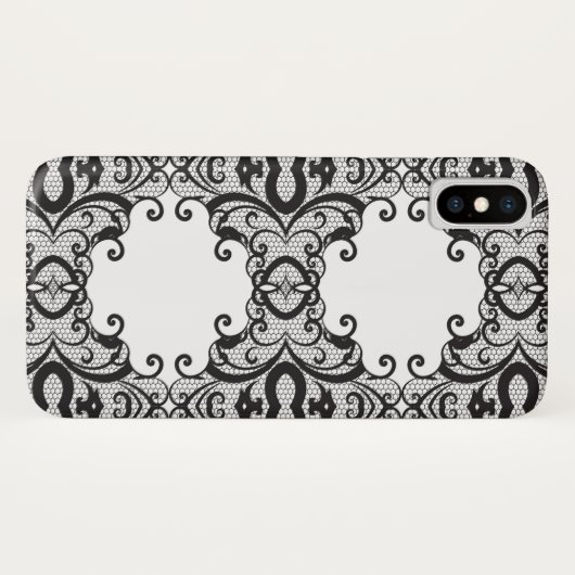 レースの背景2 Case-Mate iPhoneケース (裏面(横))