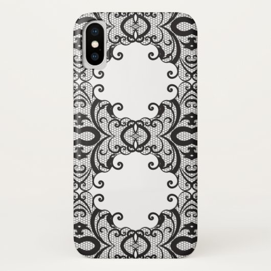 レースの背景2 Case-Mate iPhoneケース (裏面)