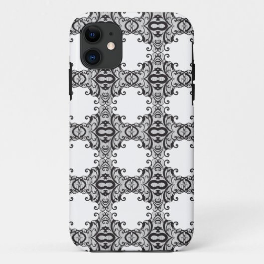 レースの背景2 Case-Mate iPhoneケース (裏面)