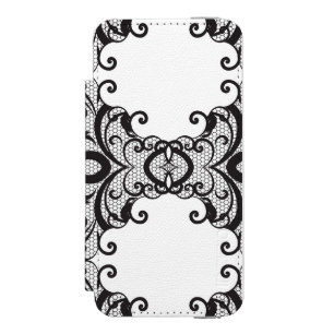 レースの背景2 iPhone SE/5/5sウォレットケース