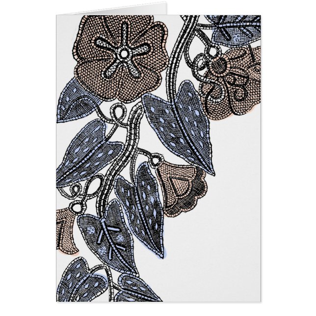 レースの花 (正面)