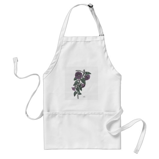 レースの花 スタンダードエプロン (正面)