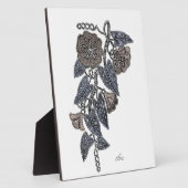 レースの花 フォトプラーク (側面)