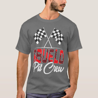 レースの誕生日パーティー レーシングファミリー 祖父 ピットクルー Tシャツ
