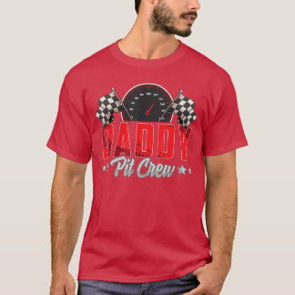 レースの誕生日パーティー レース ファミリー お父さん ピットクルー Tシャツ