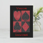 レースの赤と黒のスーツ 招待状 (スタンド正面)