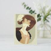 'レース'はがき ポストカード (スタンド正面)