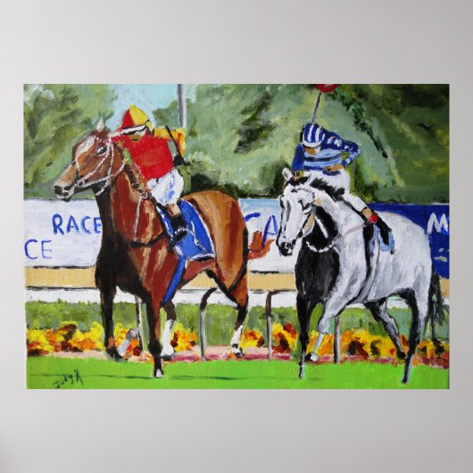 レースはオン ポスター (正面)