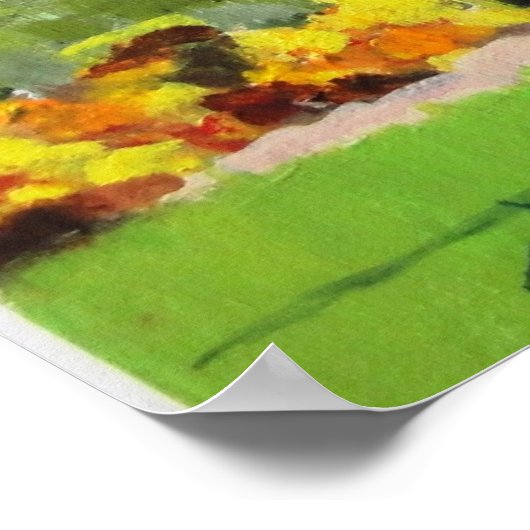 レースはオン ポスター (角)