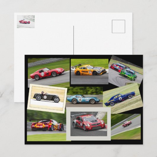 レースへ ポストカード (正面/裏面)