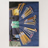 レースを作るボビン ジグソーパズル (縦)