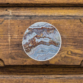 レースアゲイトのロックパターン セラミックノブ