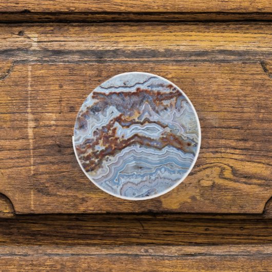 レースアゲイトのロックパターン セラミックノブ