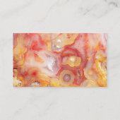 レースアゲ熱狂するートパターン 名刺 (裏面)