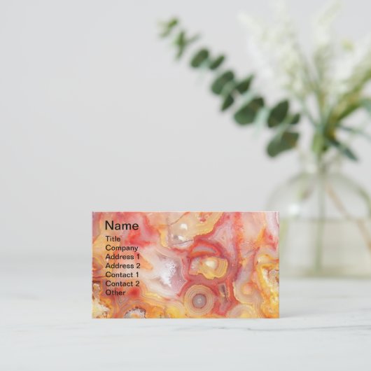 レースアゲ熱狂するートパターン 名刺 (スタンド正面)