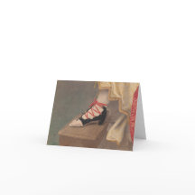 レースアップシューズ1860sの女性の足