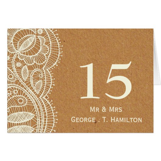 レースアンドクラフト紙結婚ズ (正面横)