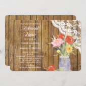 レースウッドメイソンジャールリハーサルディナー招待状 招待状 (正面/裏面)