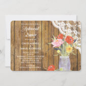 レースウッドメイソンジャールリハーサルディナー招待状 招待状 (正面)