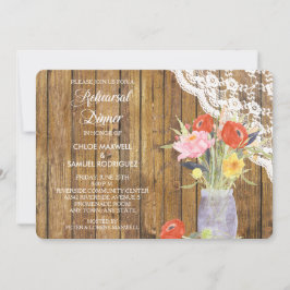 レースウッドメイソンジャールリハーサルディナー招待状 招待状