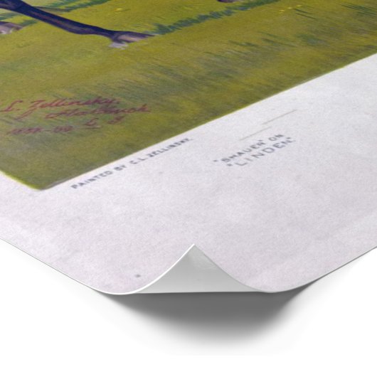 レースウマのヴィンテージポスター ポスター (角)