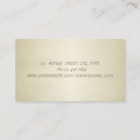 レースエレガントプロフェッショナル 名刺 (裏面)