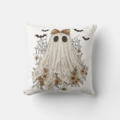 レースエレガント幽霊（弓） | フローラ幽霊 クッション (正面)