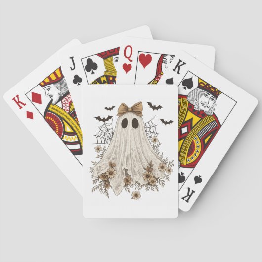 レースエレガント幽霊（弓） | フローラ幽霊 トランプ (裏面)