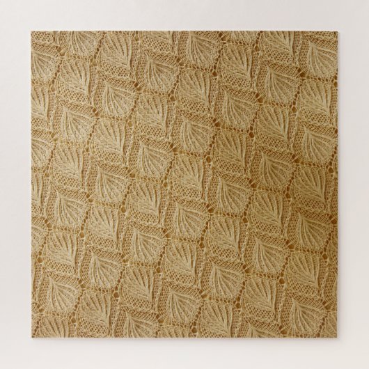 レースエレガント生地：テクスチャパターン。 ジグソーパズル (縦)
