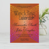 レースエレガント素朴とブラックのミニマモダンリスト 招待状 (スタンド正面)