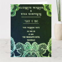 レースエレガント結婚式招待状コレクション