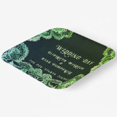 レースエレガント結婚式招待状コレクション ペーパープレート (傾斜あり)