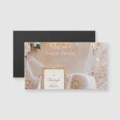 レースエレガント結婚式招待状 (正面/裏面)