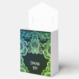 レースエレガント結婚式招待状 フェイバーボックス