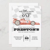 レースオンオーバー，レース誕生日招待状，レース 招待状 (正面/裏面)