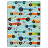 レースカッコいいカーのキッパーソナライズされたド クリップボード (裏面)