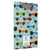 レースカッコいいカーのキッパーソナライズされたド クリップボード (右)