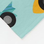 レースカッコいいカーのキッパーソナライズされたド フリースブランケット (角)