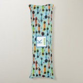 レースカッコいいカーのキッパーソナライズされたド ボディピロー (正面縦)