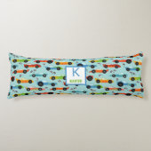 レースカッコいいカーのキッパーソナライズされたド ボディピロー (正面)