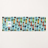 レースカッコいいカーのキッパーソナライズされたド ヨガマット (正面(横))