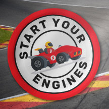 レースカーあなたのエンジンの誕生日パーティーを開始