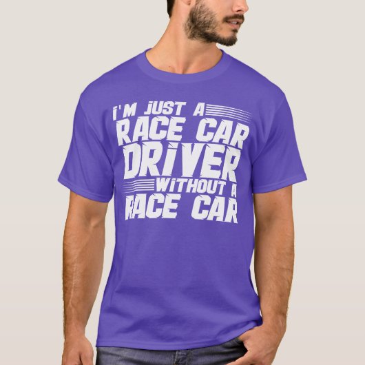 レースカーのないレーサー女子 Tシャツ (正面)