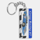 レースカーのキーホルダー キーホルダー (正面左)